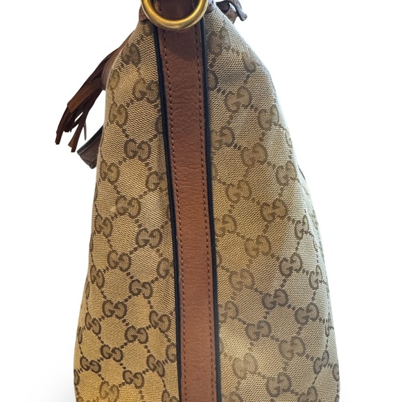 SOLD SOLD SOLD Gucci Rania Top Handle Stripe tassel - Picture 5 of 10